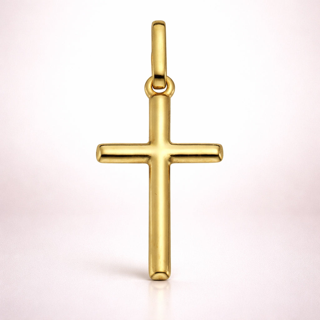 Kreuz Anhänger 333 Gold klassisch - 2,6cm