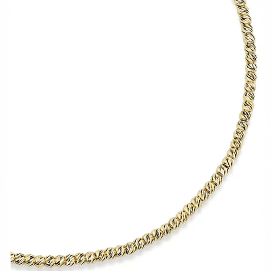 Armband Damen 375 Gelbgold Fantasiekette 16–19cm mit Federringverschluss