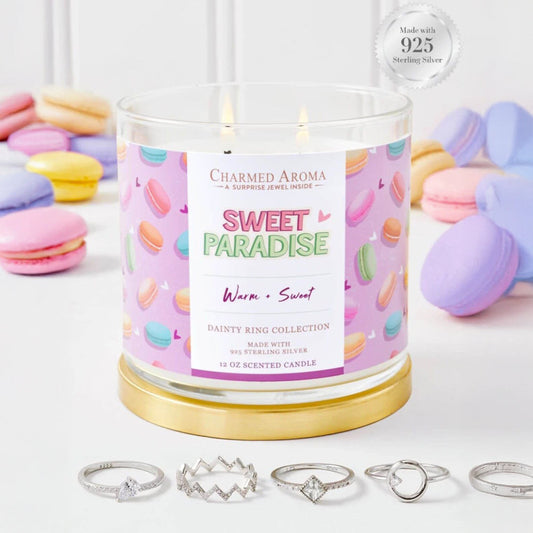 Charmed Aroma Duftkerze mit Ring - Schmucküberraschung