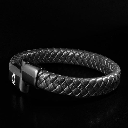 Lederarmaband für Männer - Destiny - Mit Gravur Option