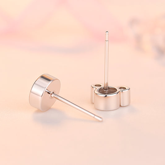 Ohrstecker aus 925er Sterling-Silber, Mini-Maus