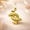 Sternzeichen Anhänger Damen 333 Gelbgold hohl Tierkreiszeichen 17mm - optional mit Kette 42cm
