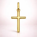 Kreuz Anhänger 333 Gold klassisch - 2,6cm