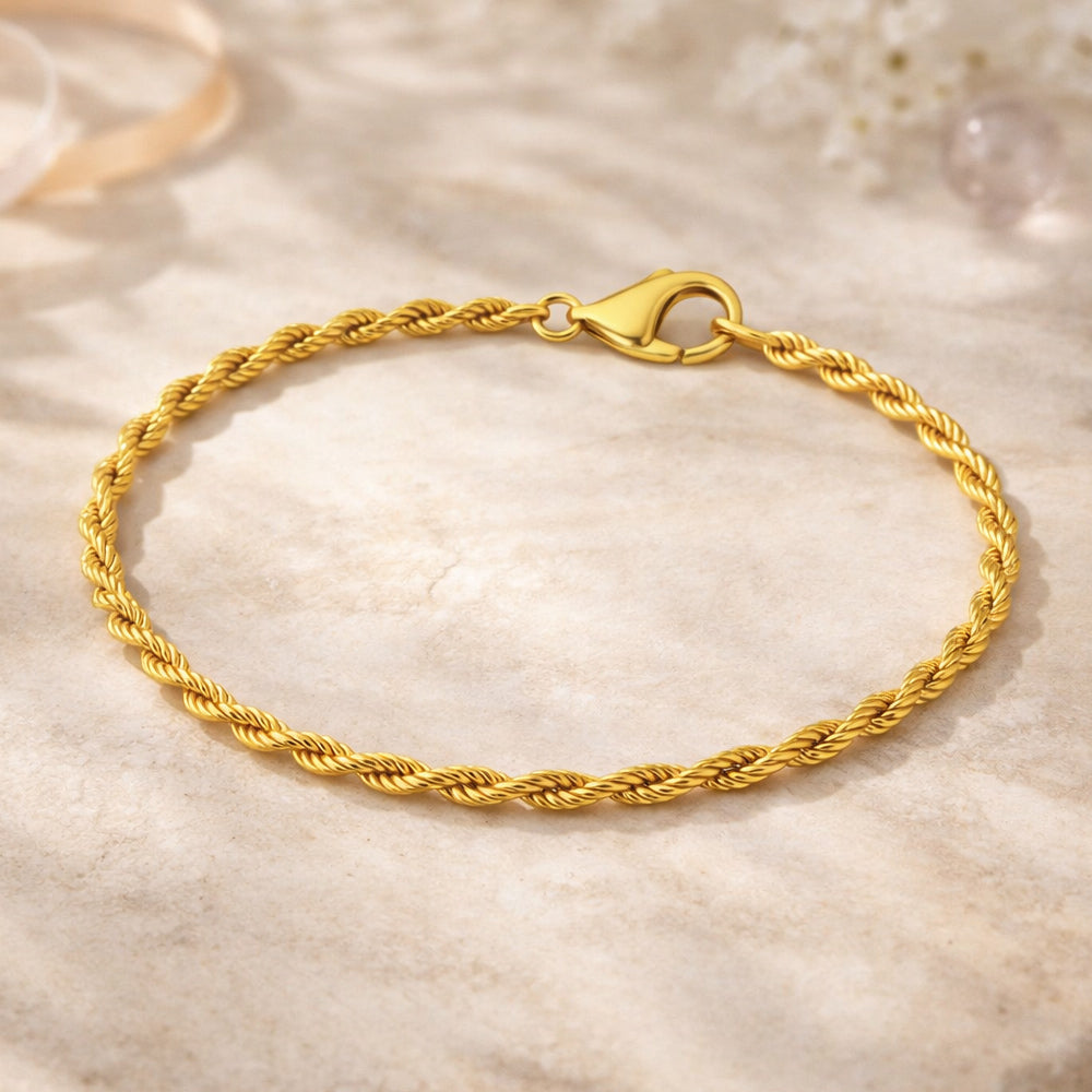 333 Gold Kordelarmband für Damen