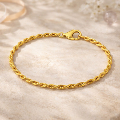 333 Gold Kordelarmband für Damen