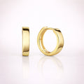 Damen Klappcreolen 333 Gold 3mm breit - 13mm oder 15mm