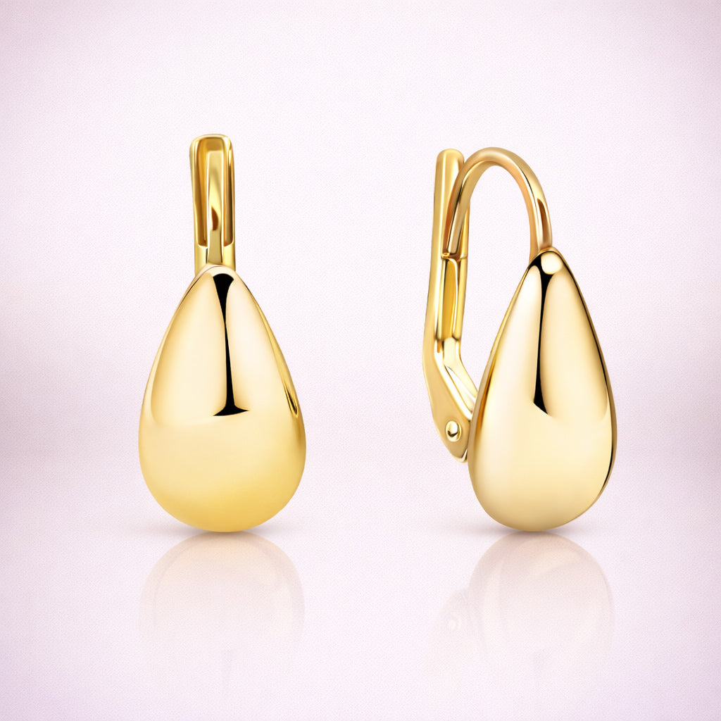 Damen Ohrhänger 375 Gelbgold glanz - 1,5cm