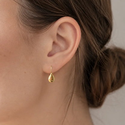 Damen Ohrhänger 375 Gelbgold glanz - 1,5cm