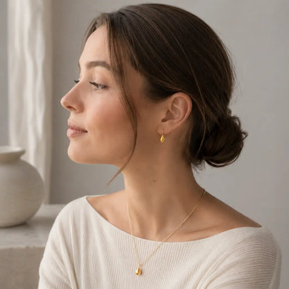 Damen Ohrhänger 375 Gelbgold glanz - 1,5cm