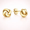 Damen Ohrstecker 375 Gold Knoten - 9mm