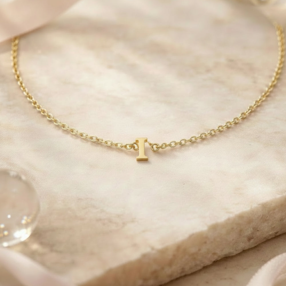 585 Gold Armband mit Buchstabe I