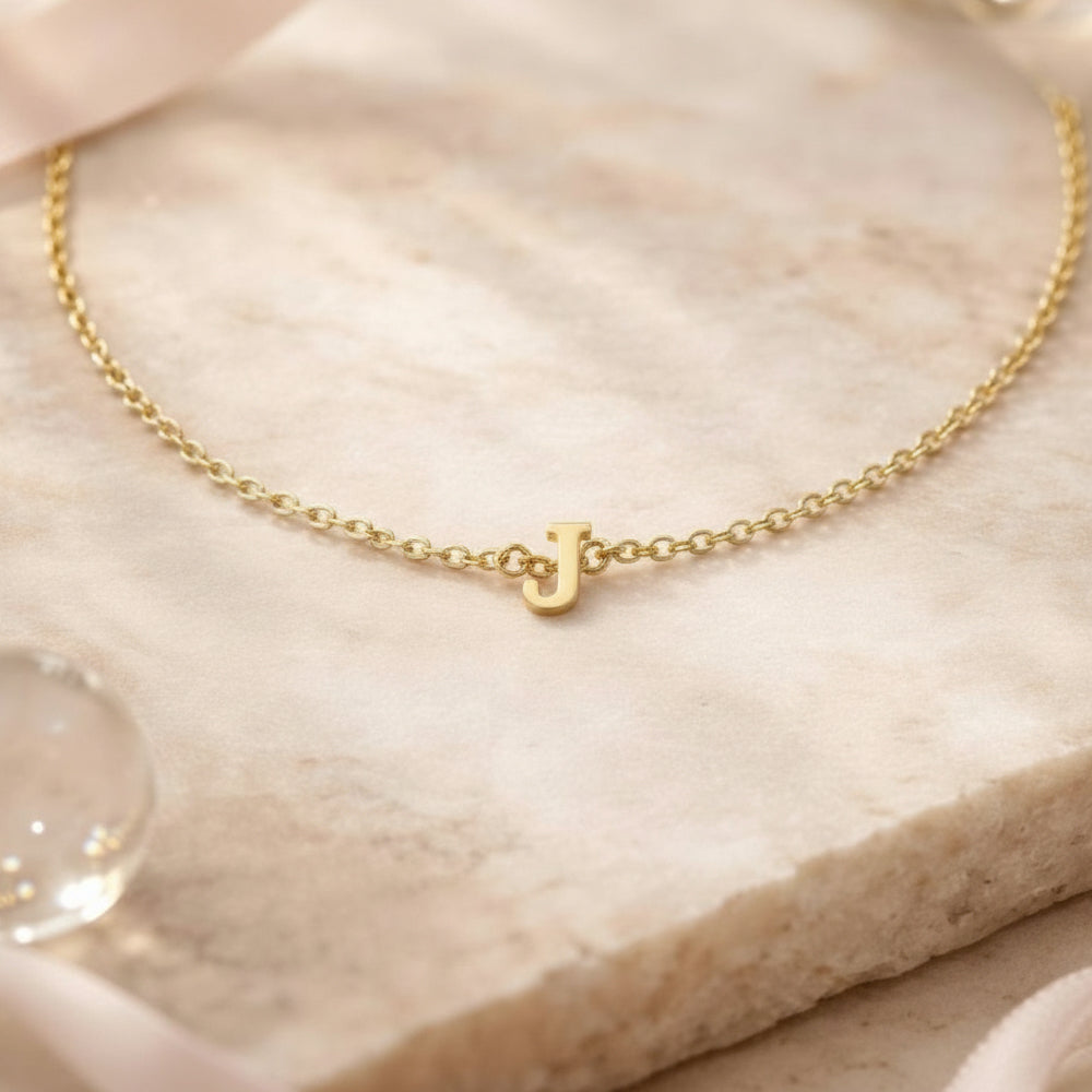 585 Gold Armband mit Buchstabe J