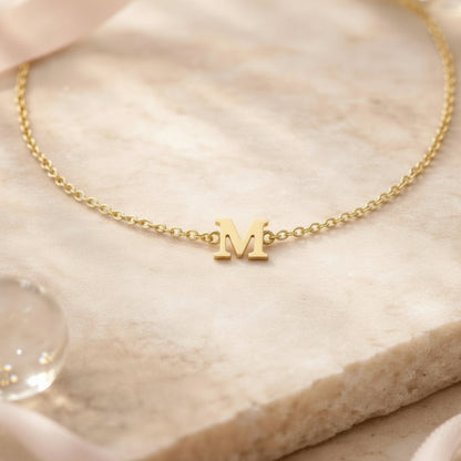 585 Gold Armband mit Buchstabe M