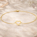 585 Gold Armband mit Herz