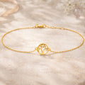 585 Gold Armband mit Motiv Lebensbaum