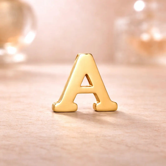 Damen Ohrstecker 585 Gold Buchstabe - Einzelner Ohrstecker
