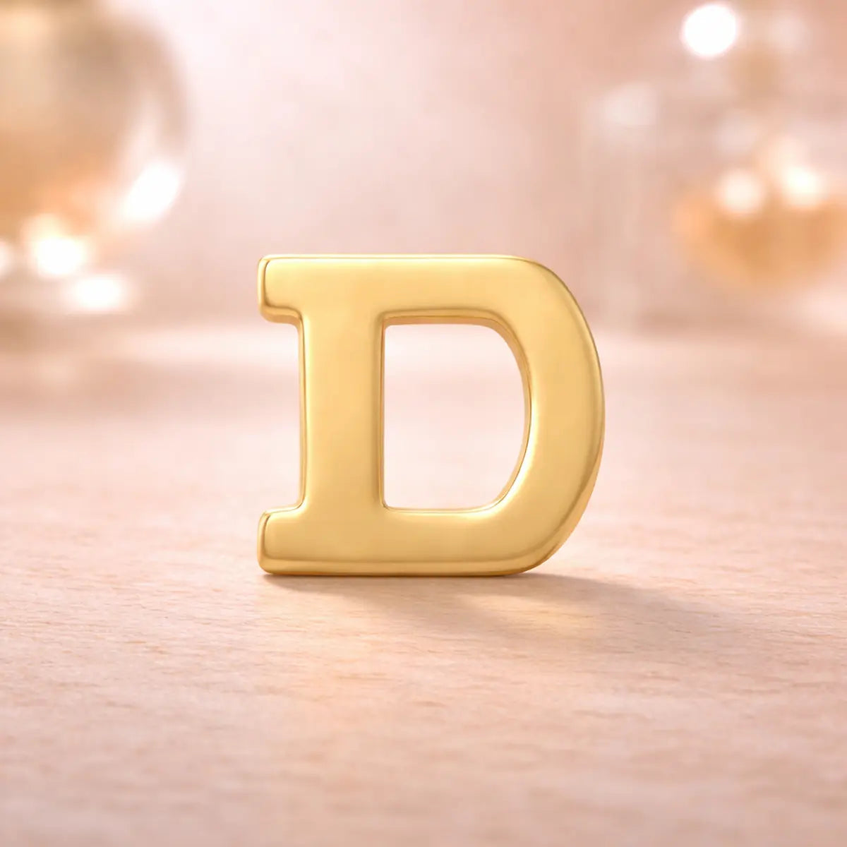 Damen Ohrstecker 585 Gold Buchstabe - Einzelner Ohrstecker
