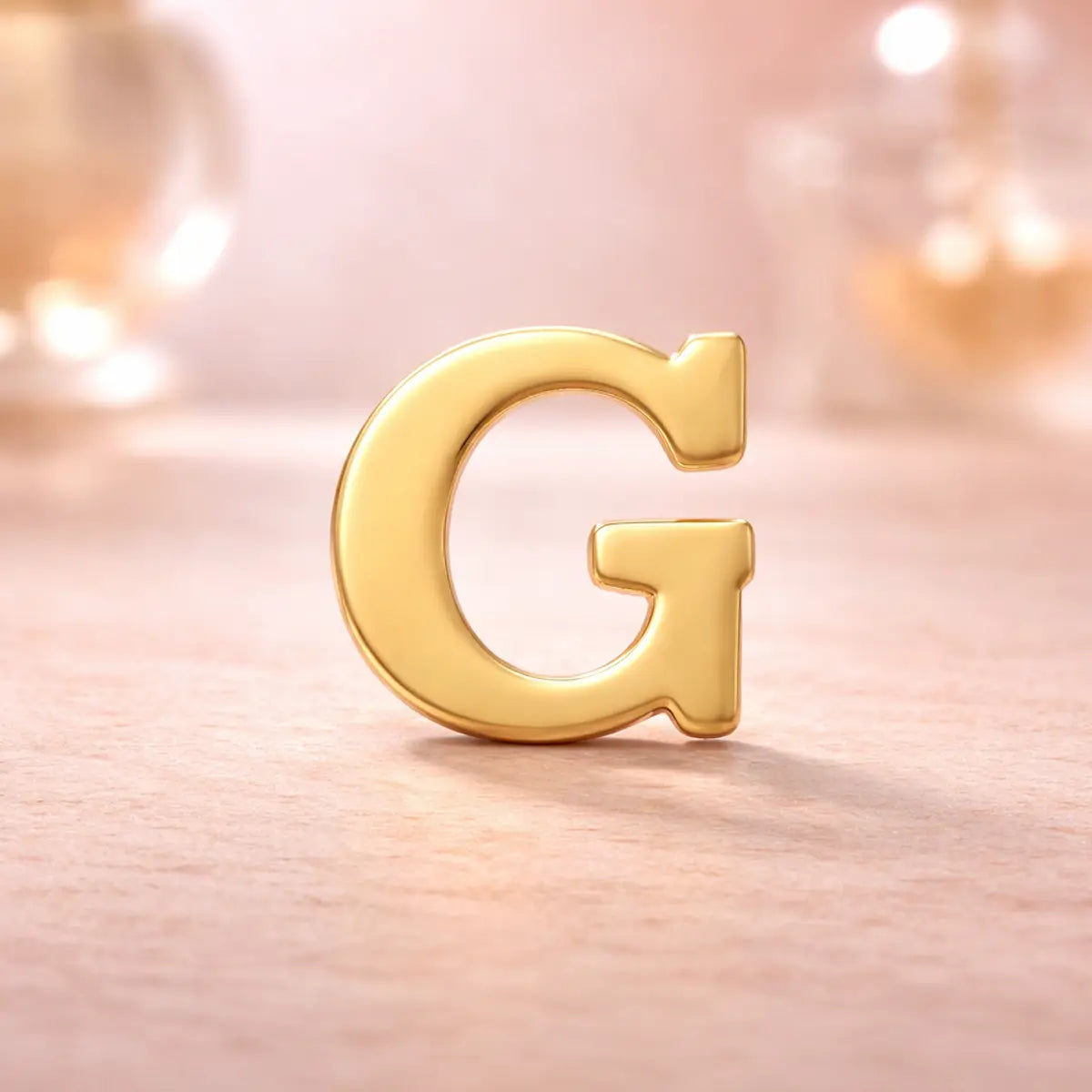 Damen Ohrstecker 585 Gold Buchstabe - Einzelner Ohrstecker
