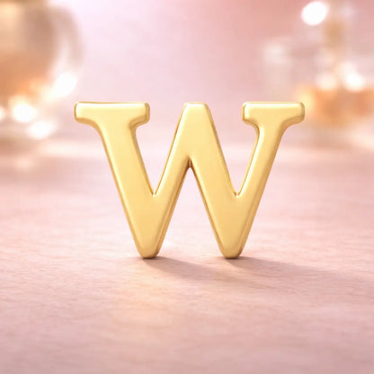 Damen Ohrstecker 585 Gold Buchstabe - Einzelner Ohrstecker