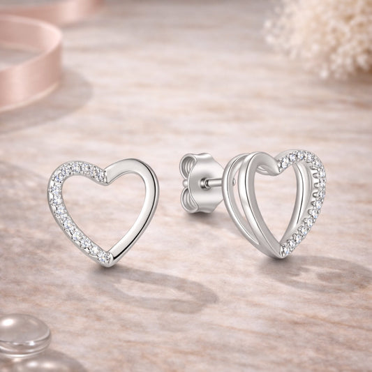 Ohrstecker aus 925er Sterling Silber - Zirkoniaherz