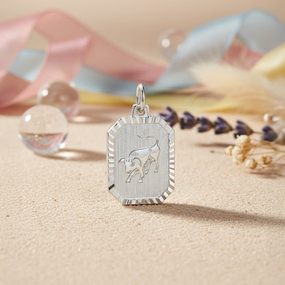 Sternzeichen Anhänger 925 Sterling Silber rhodiniert - alle 12 Sternzeichen