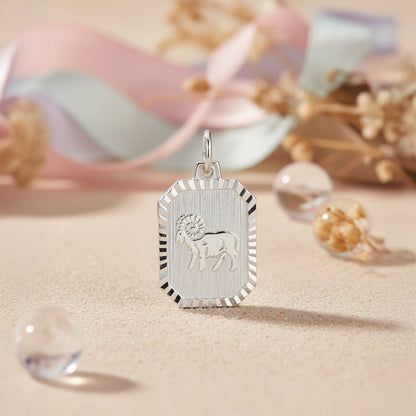 Sternzeichen Anhänger 925 Sterling Silber rhodiniert - alle 12 Sternzeichen
