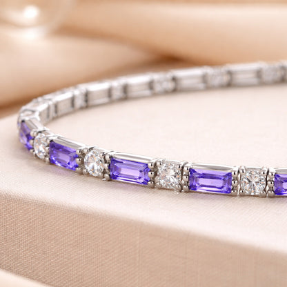 Armband aus 925er Sterling Silber - Zirkoniamix