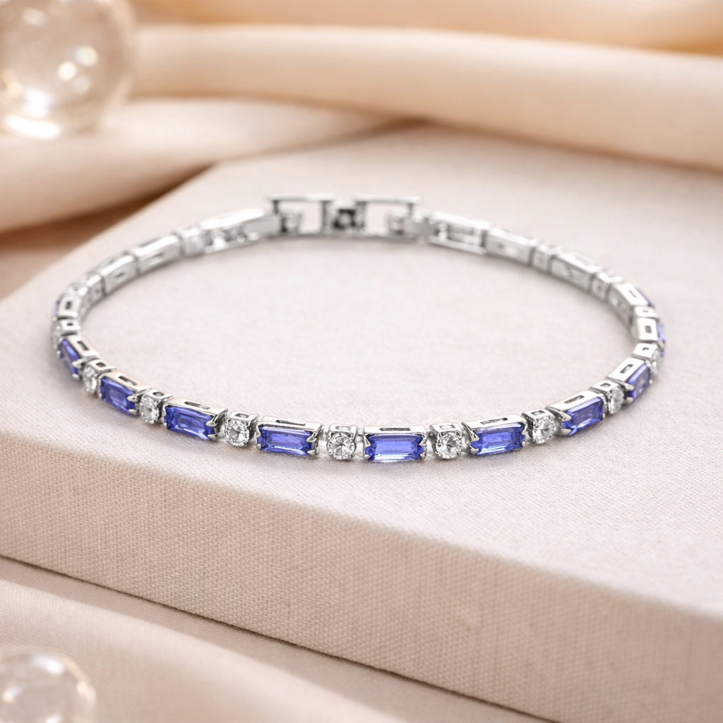 Armband aus 925er Sterling Silber - Zirkoniamix
