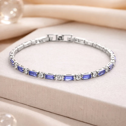 Armband aus 925er Sterling Silber - Zirkoniamix