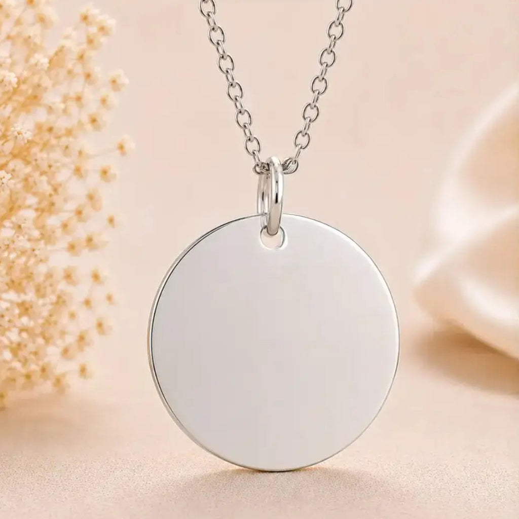 Gravurkette 925 Sterling Silber mit eigener Handschrift | Zeichnung | Unterschrift - inklusive Ankerkette 45cm