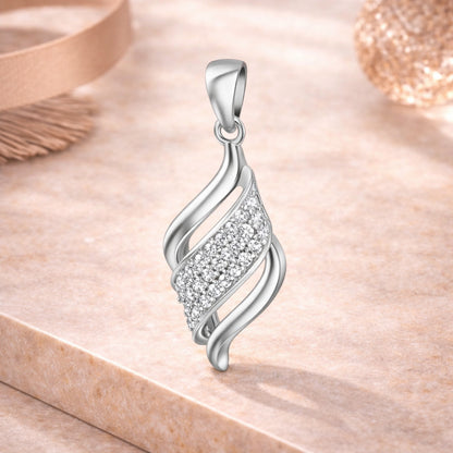 Edler Anhänger aus 925 Sterling Silber rhodiniert