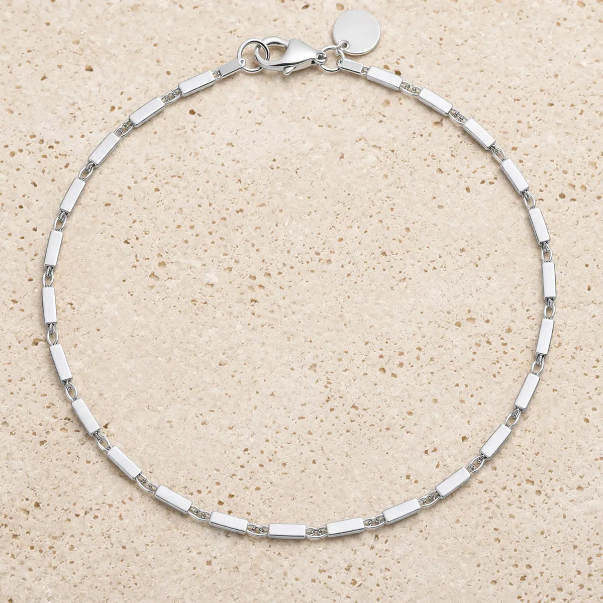 Armband Damen 925 Sterling Silber Stäbchendesign - 19cm