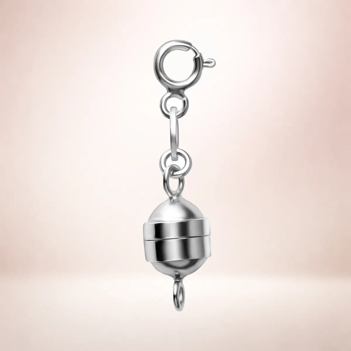 Unisex Kettenverlängerung 925er Sterling Silber mit Federringverschluss - 25mm