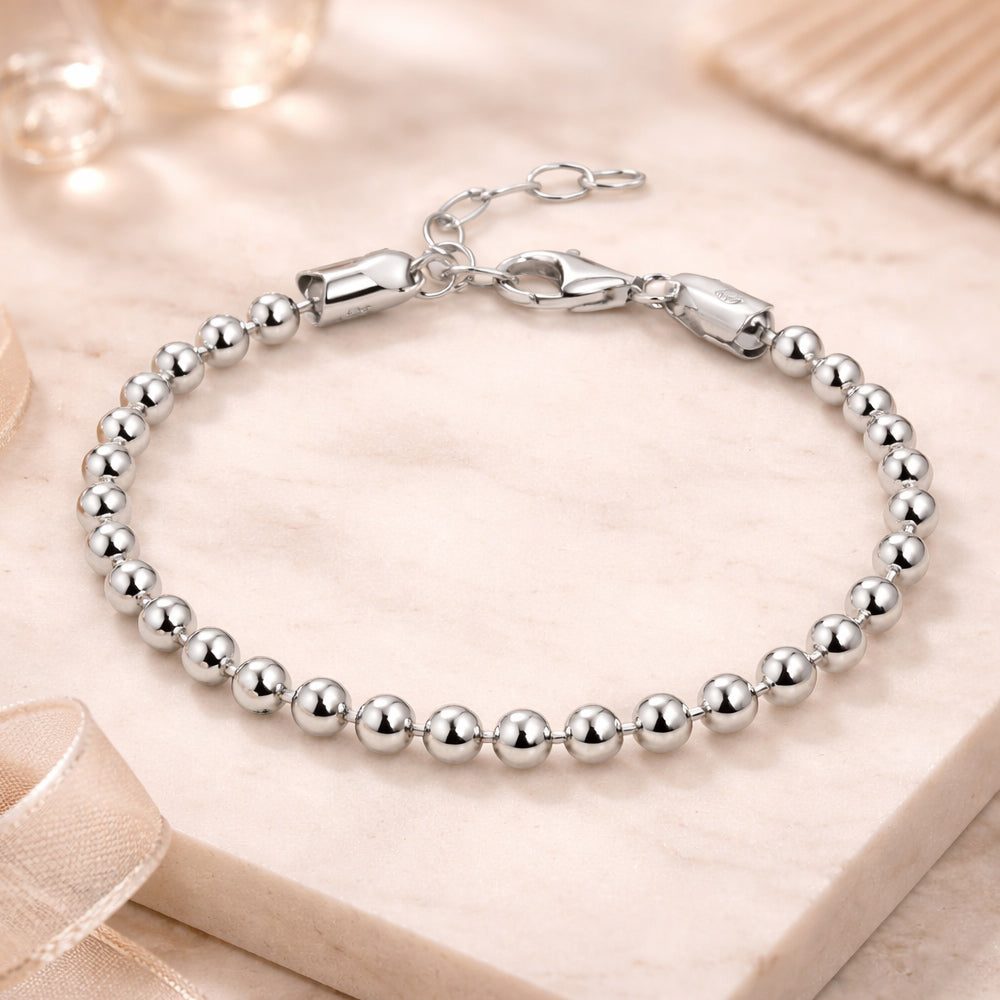 925 Sterling Silber Kugelarmband