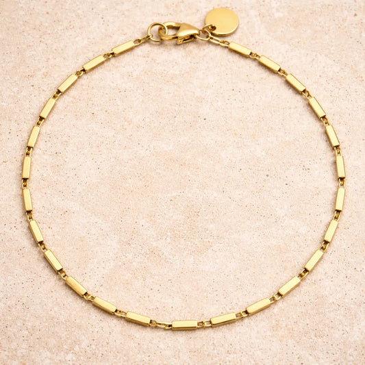 Armband Damen 925 Sterling Silber Stäbchendesign - 19cm