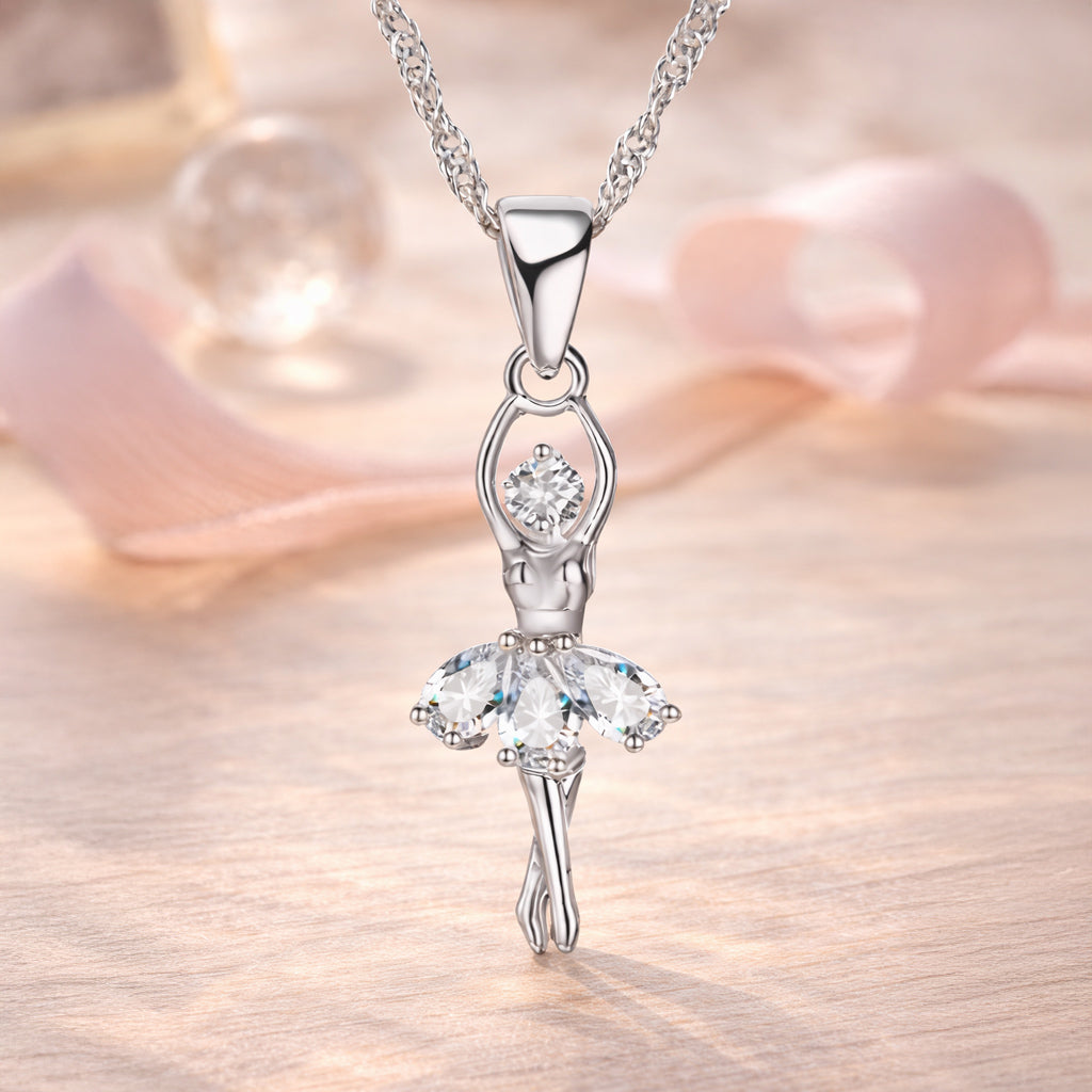 Schmuck Set aus 925er Sterling Silber, Dancing Ballerina