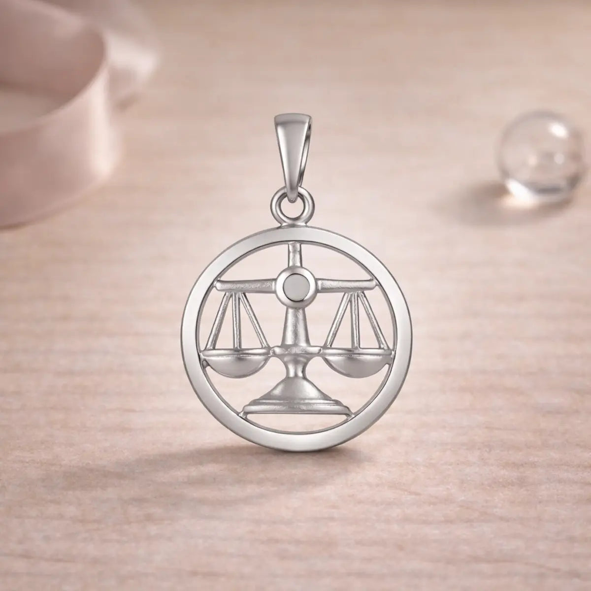 Sternzeichen Anhänger 925 Sterling Silber 1 Edelstein - Alle 12 Tierkreiszeichen