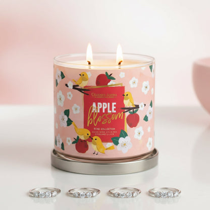 Charmed Aroma Duftkerze mit Ring - Schmucküberraschung