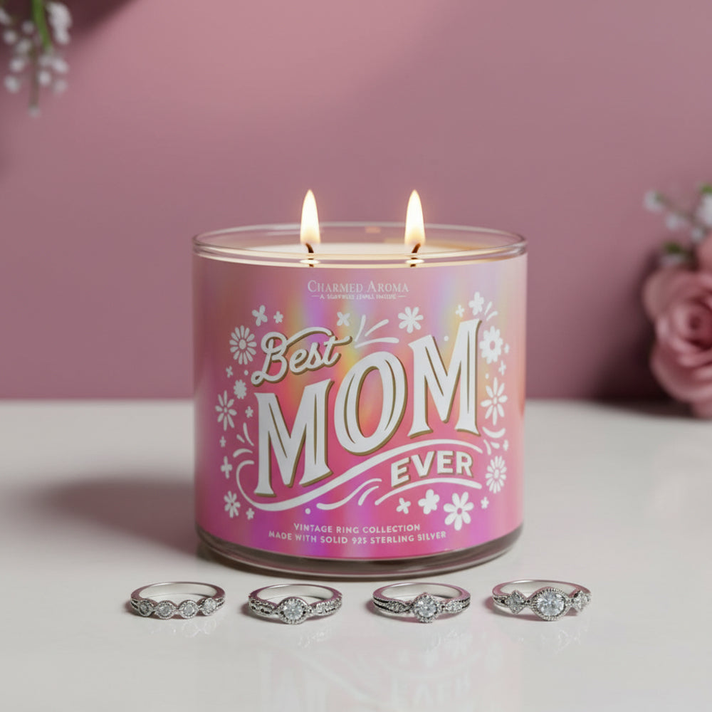 Charmed Aroma Duftkerze mit Ring - Schmucküberraschung