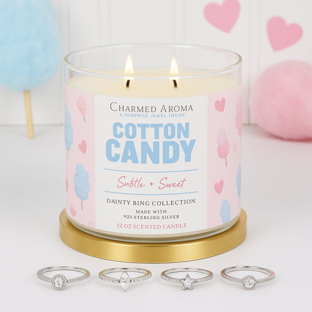 Charmed Aroma Duftkerze mit Ring - Schmucküberraschung
