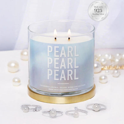 Charmed Aroma Duftkerze mit Ring - Schmucküberraschung