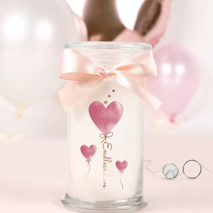 Juwelkerze mit Armband - Duftkerze mit Schmucküberraschung