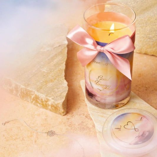 Juwelkerze mit Armband - Duftkerze mit Schmucküberraschung