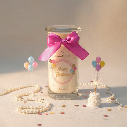 Juwelkerze mit Armband - Duftkerze mit Schmucküberraschung