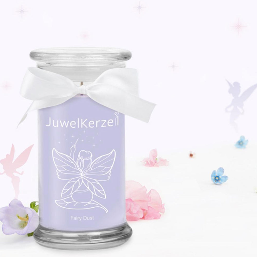 Juwelkerze mit Ring - Duftkerze mit Schmucküberraschung