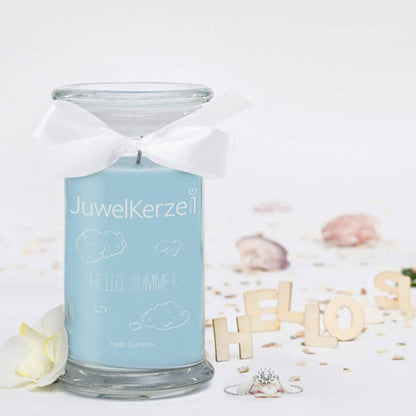 Juwelkerze mit Ring - Duftkerze mit Schmucküberraschung