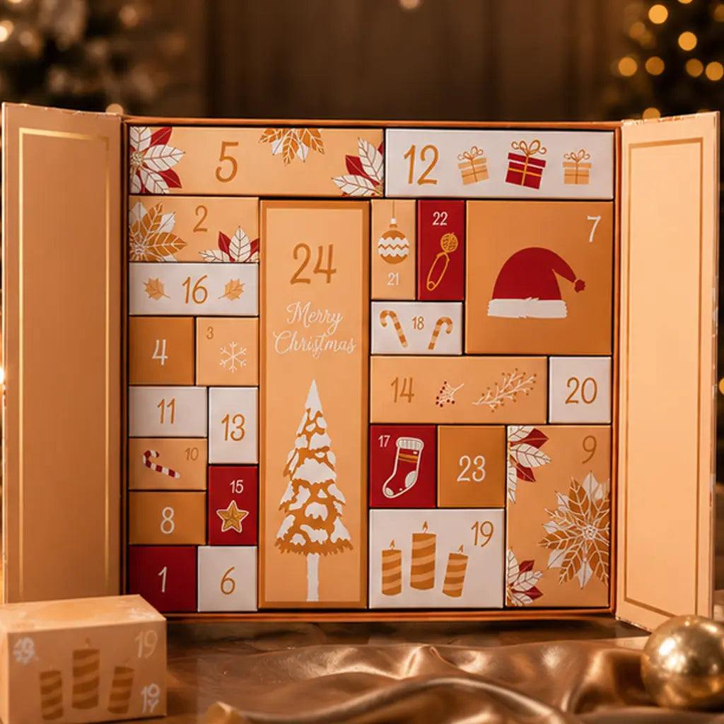 Limitierter Schmuck Adventskalender Damen - Edelstahl und 925 Sterling Silber
