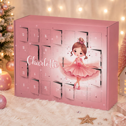 Limitierter Schmuck Adventskalender Mädchen - 925 Sterling Silber - personalisiert mit Name & Geburtsdatum