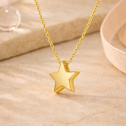 Damen 333 Goldkette mit Sternanhänger