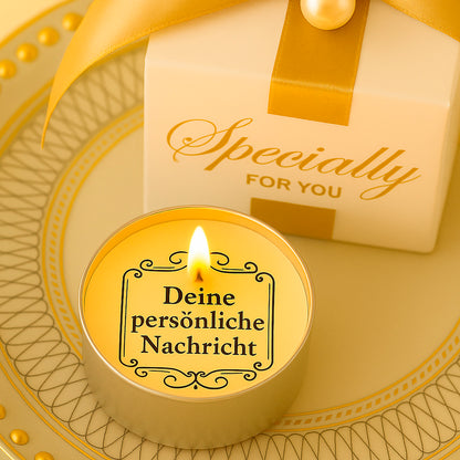 Glückslicht mit persönlicher Botschaft - Geschenkidee - Liebevolle Überraschung - Auch mit Wunschtext